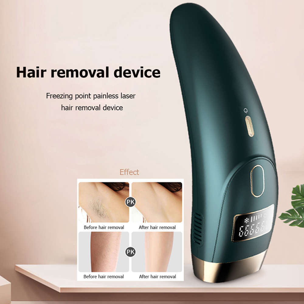 Professional Painless IPL Hair Remover Machine For Women - Green