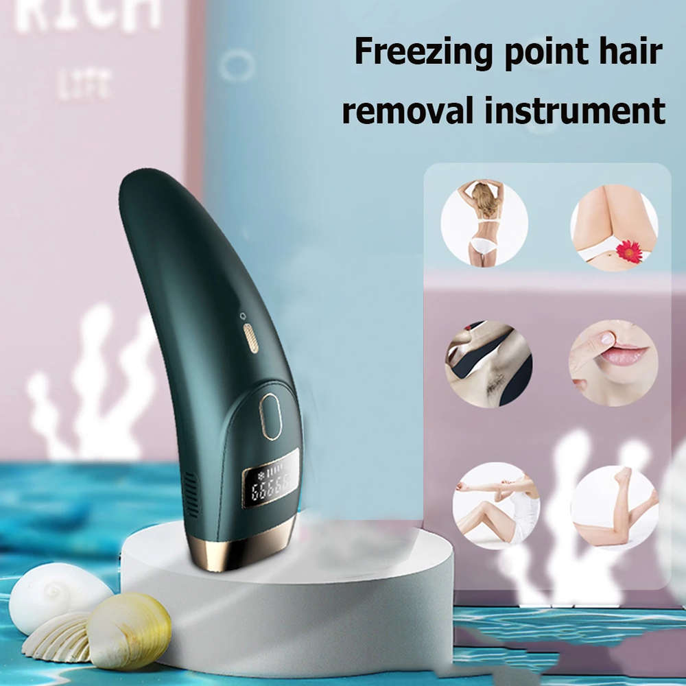 Professional Painless IPL Hair Remover Machine For Women - Green