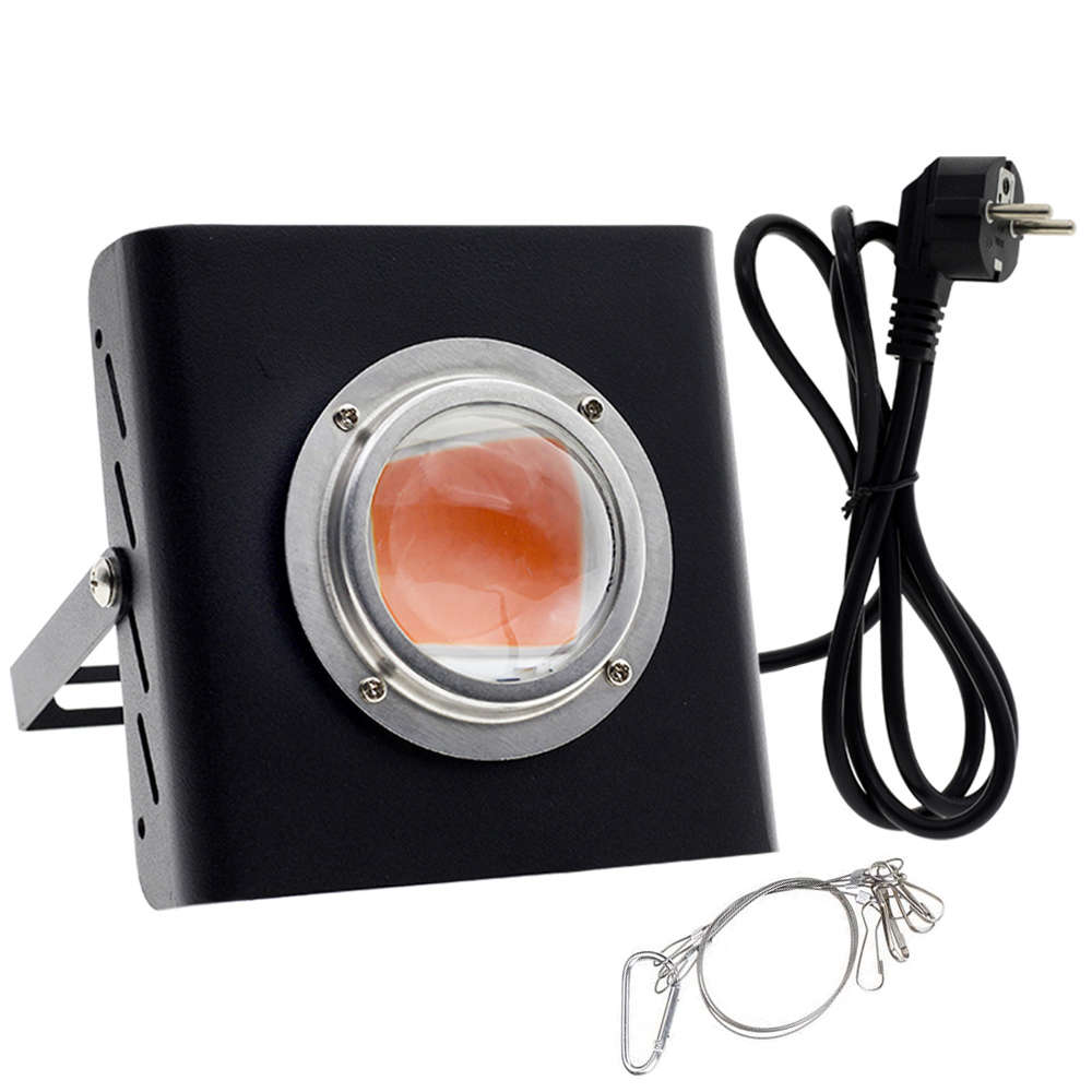 50W LED Full Spectrum Indoor Plants Grow Light with Rear Fan Hooks