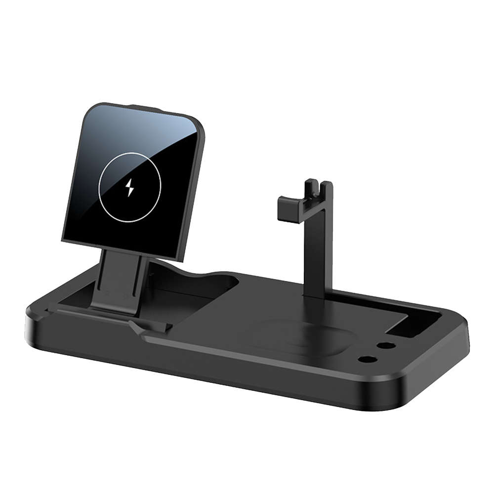 4-in-1 Foldable Wireless Charger Station Phone Holder