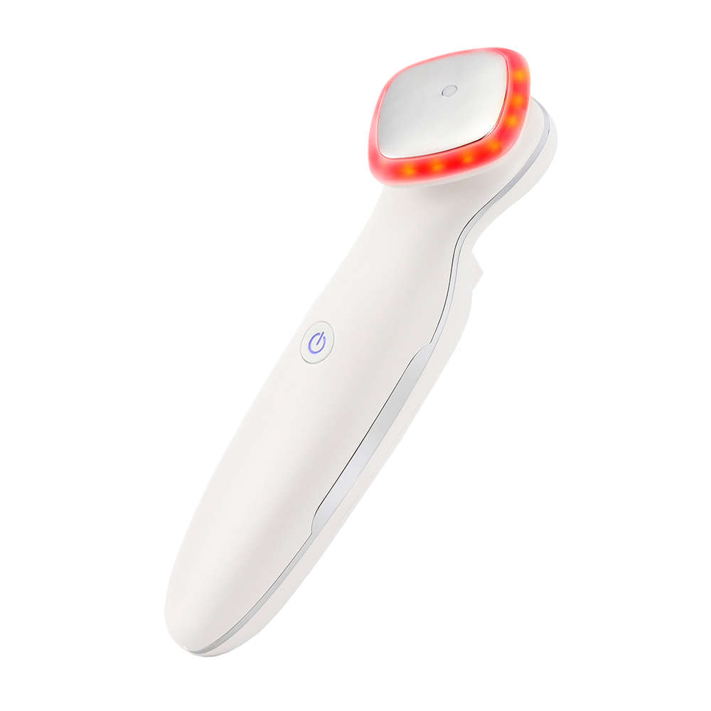 Red & Blue Light Skin Rejuvenation Facial Blackhead Ance Remover - White