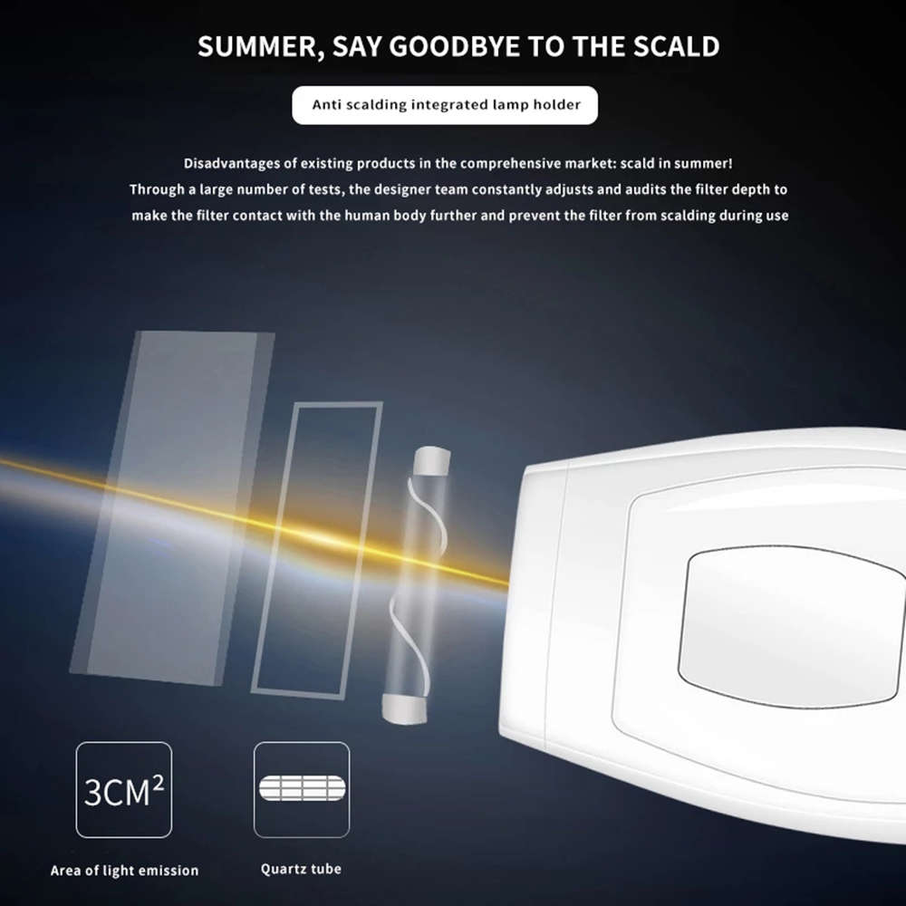 Professional 500000 Flash Mini IPL Epilator Permanent Hair Removal