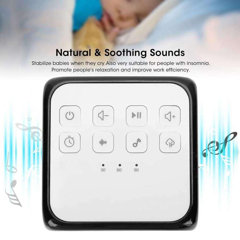 Portable White Noise Machine Support Earphone Jack & TF Card Reader