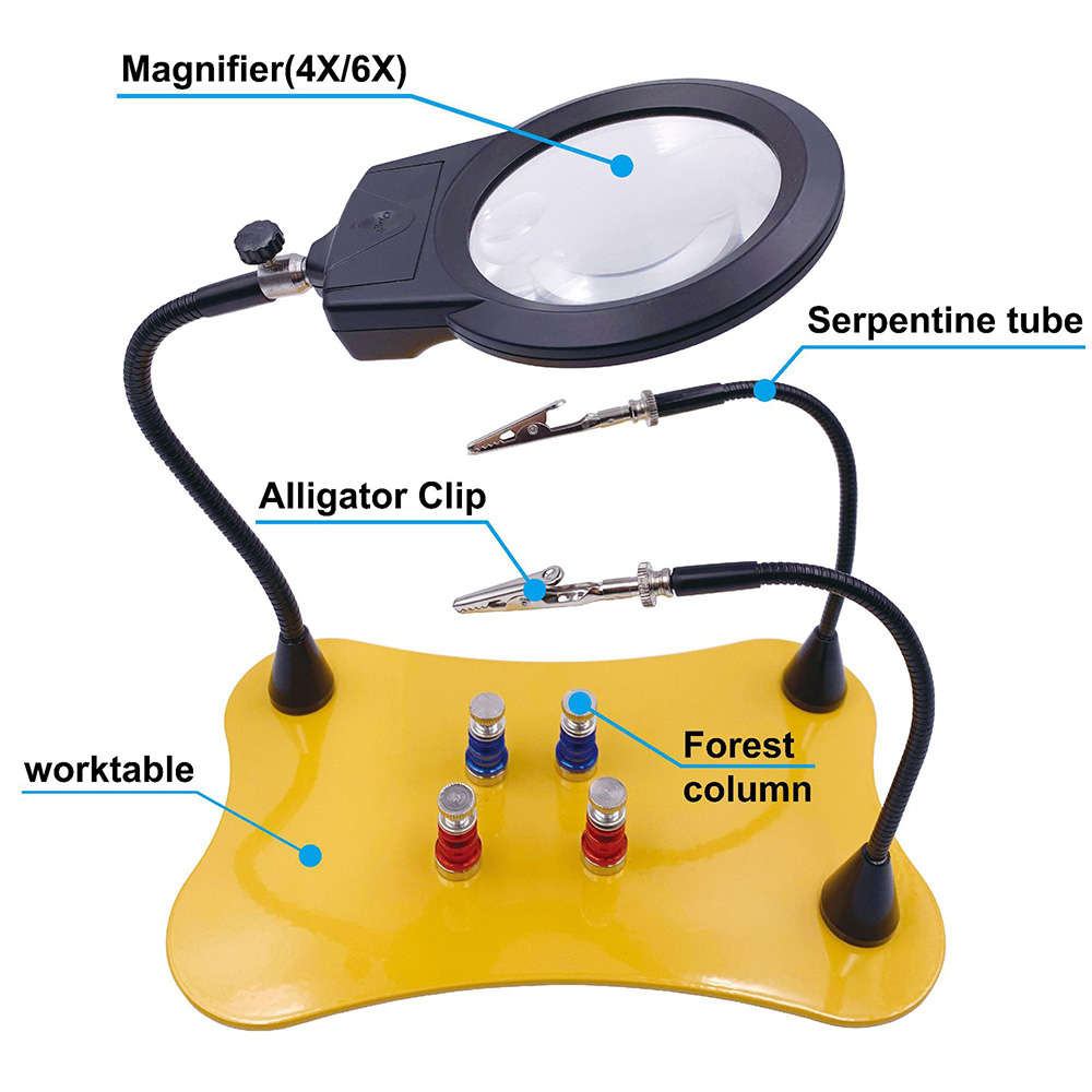 Strong Magnetic Multifunctional Table Lamp Welding Platform