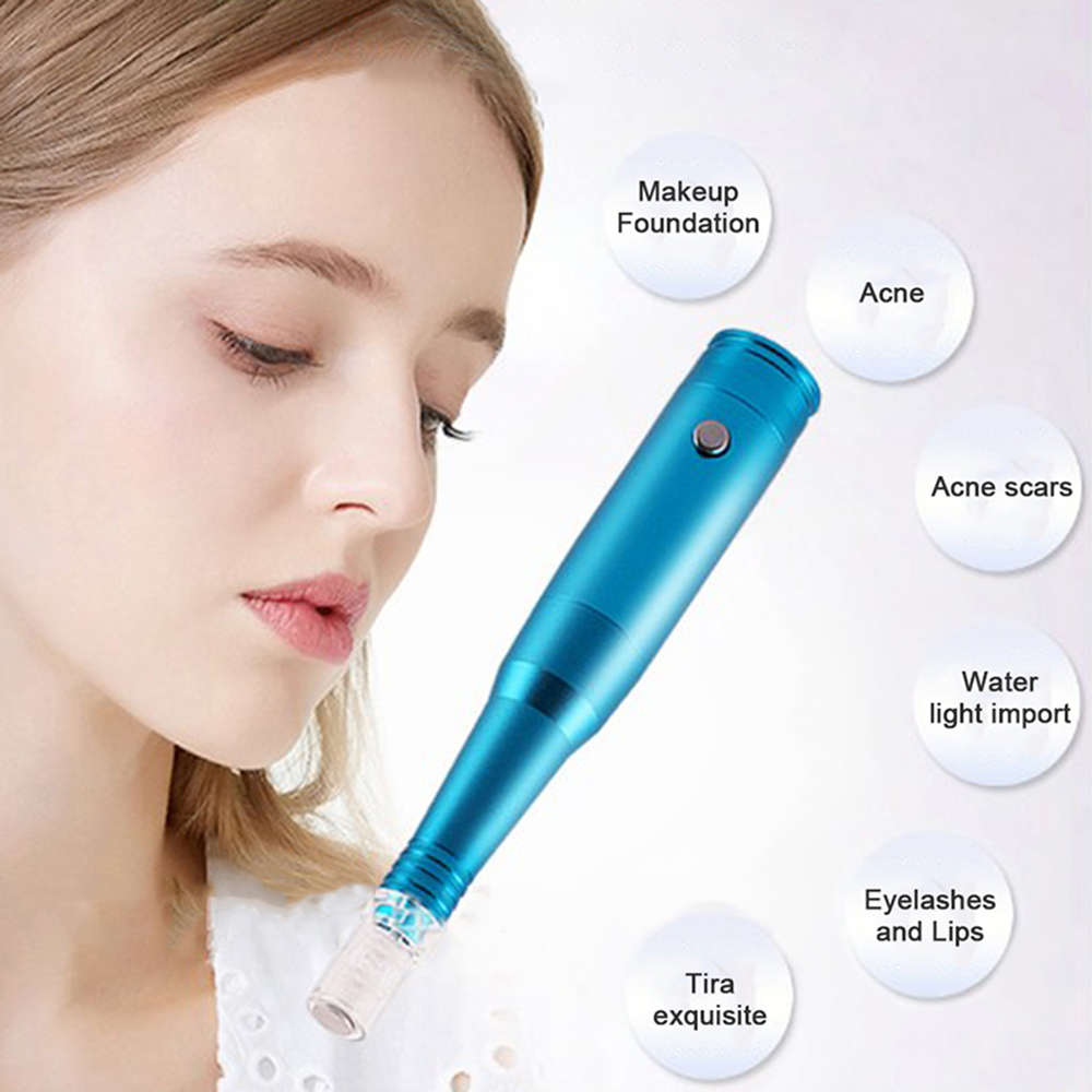 Electric Microneedling Derma Rolling Pen for Multiple Skin Care