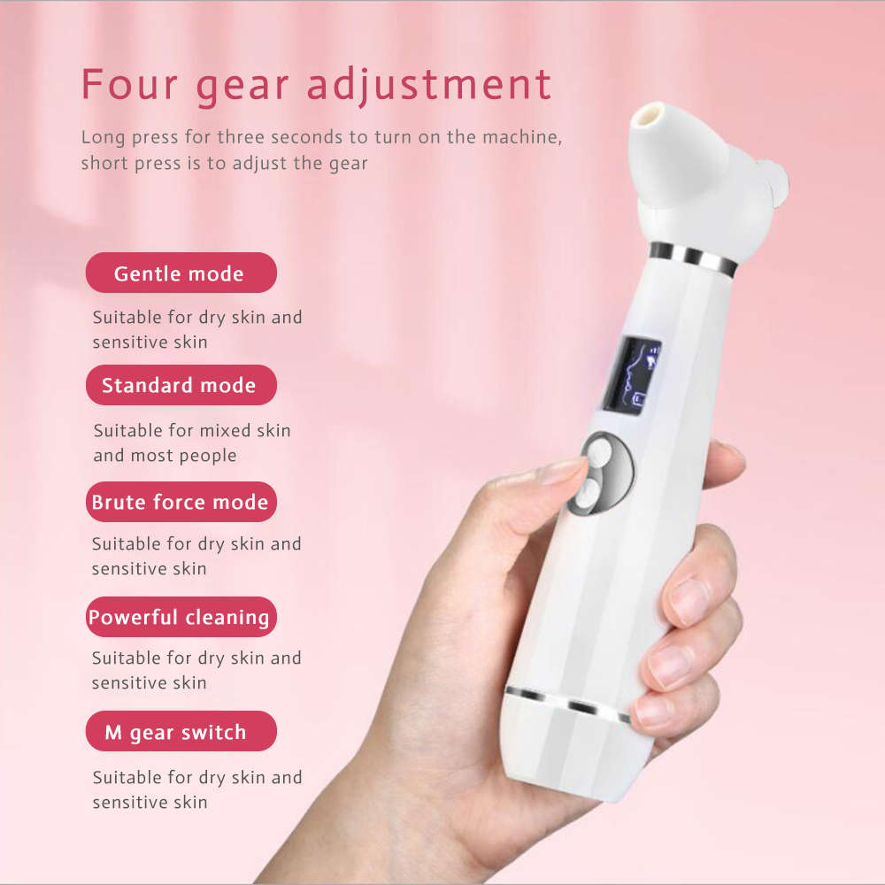 2 in 1 WiFi Visual Electric Blackhead Remover & Eye Massager - Silver