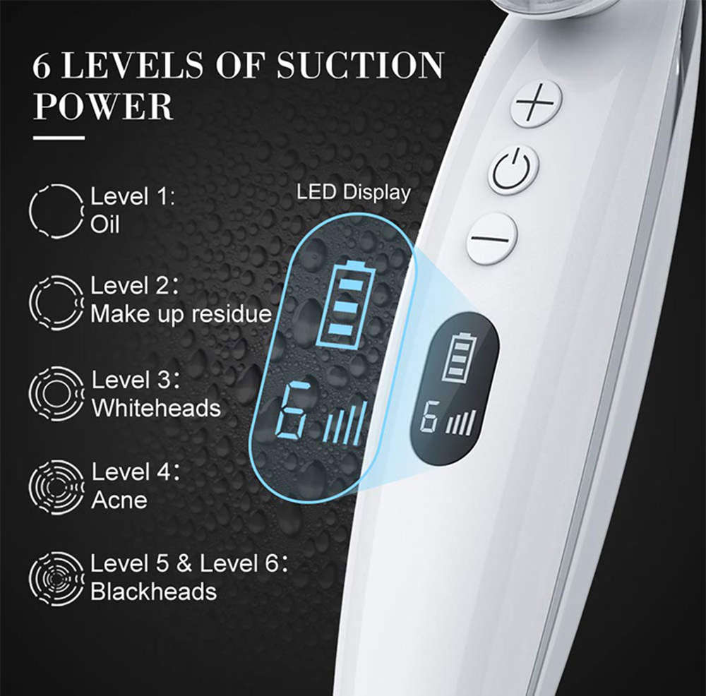 20X Magnification WIFI 5MP Visual Electric Acne Suction Blackhead Remover