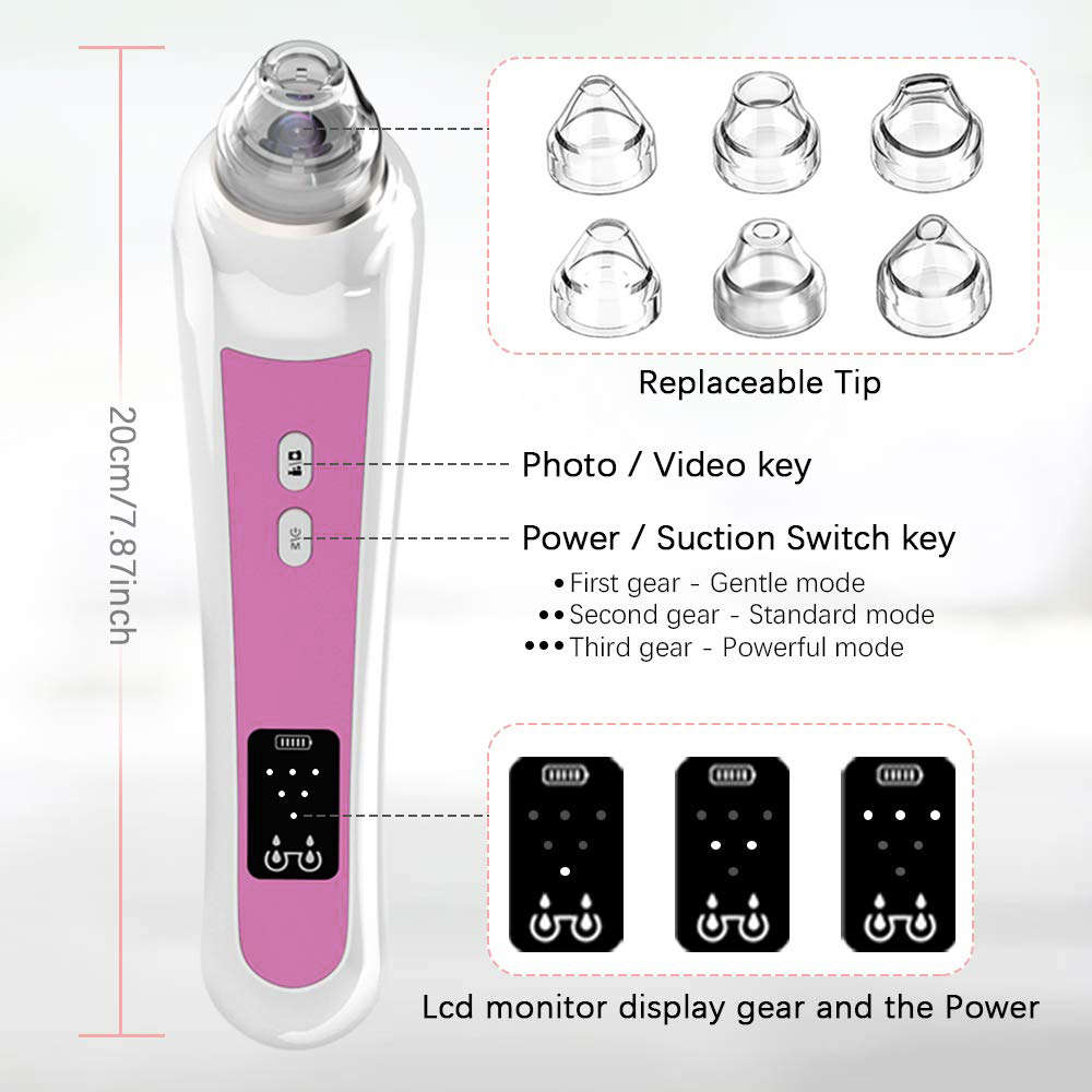 5MP WIFI 20X Magnification Visual Electric Blackhead Remover