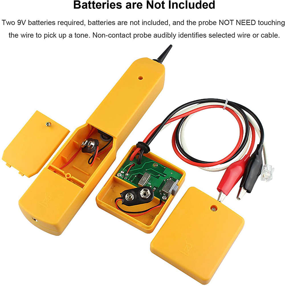 Electrical Wire Tracer Circuit Tester w/Tone Generator & Probe Kit