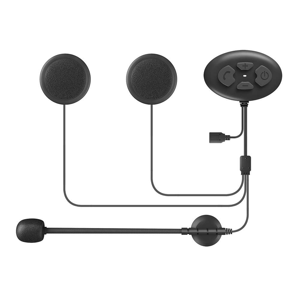 Bluetooth 5.0 Sports Motorcycle Helmet Headset for Handsfree/Music/FM Radio