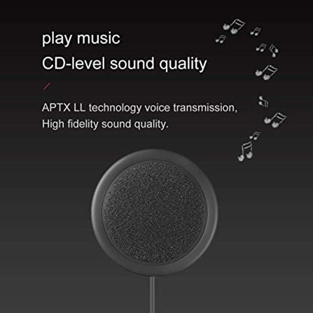 Bluetooth 5.0 Sports Motorcycle Helmet Headset for Handsfree/Music/FM Radio