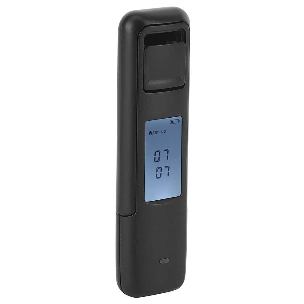 Portable Non-Contact Digital LCD Alcohol Breath Analyzer Tester - Black