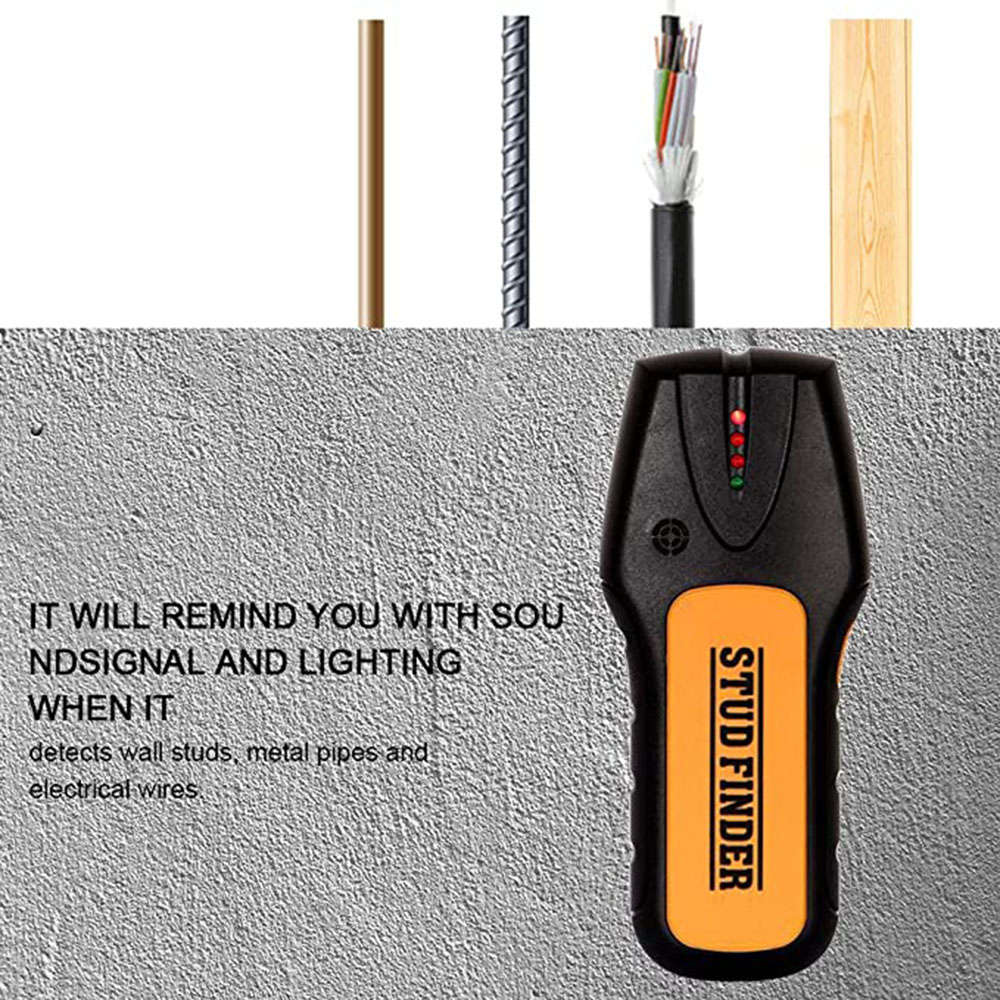 Stud Finder Wall Scanner AC Wire Detector Sensor with LCD Light Indicator