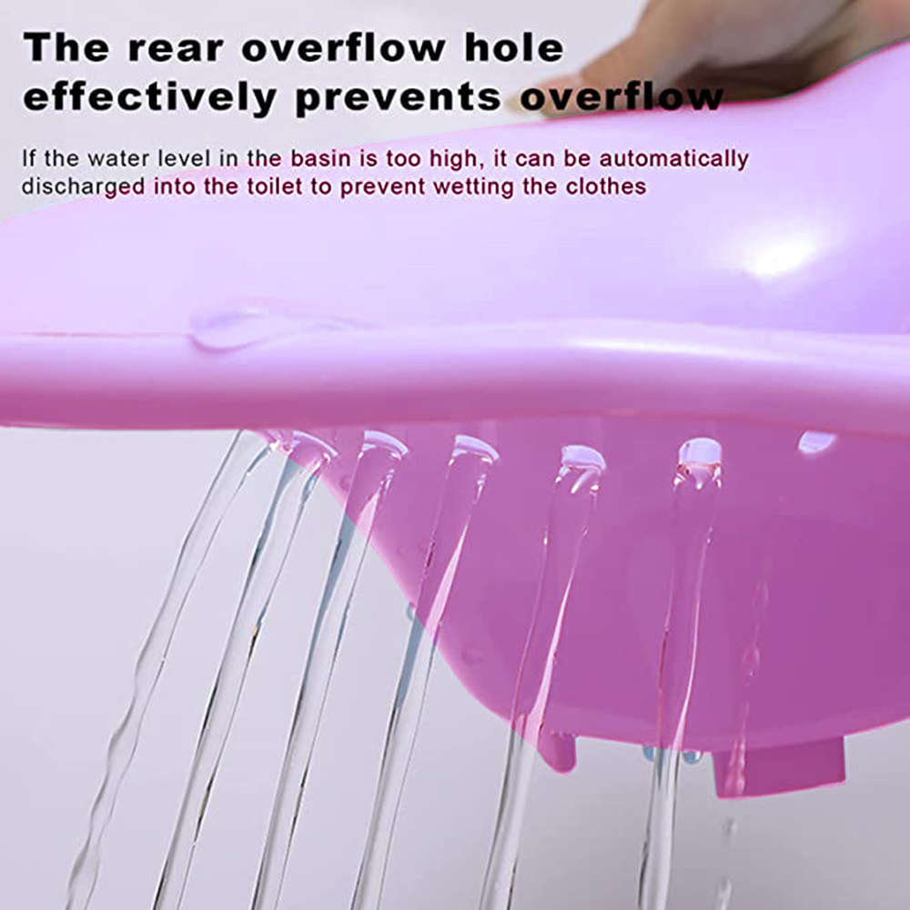 Portable Bidet Sitz Bath with Flusher for Postpartum Nursing Care - Purple