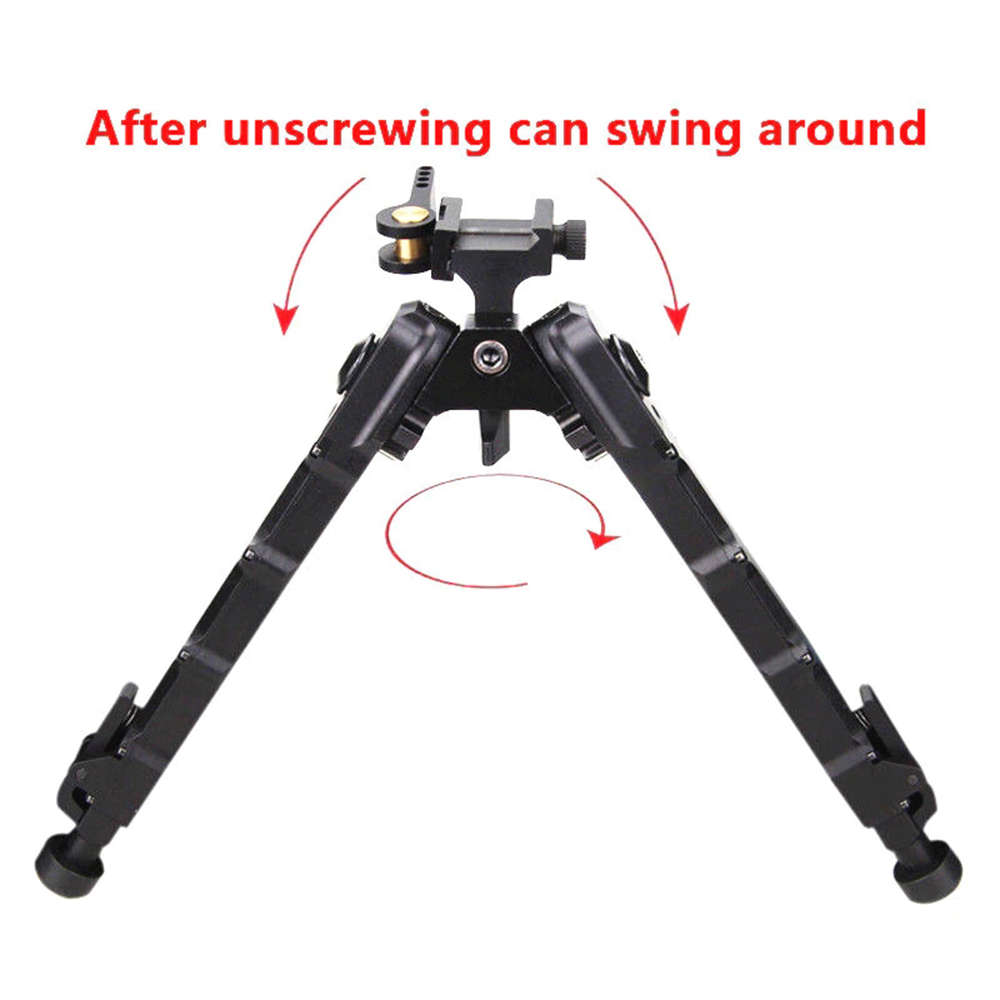 Retractable Quick Release Tactical Airsoft Bracket Rifle Bipod for Outdoor