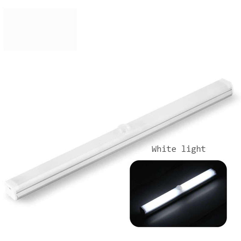 22cm USB Rechargeable Wall Light Motion Sensor Closet Lamp - White Light