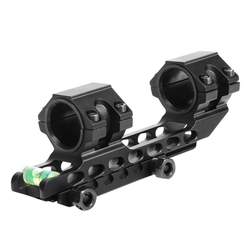Tactical 25.4/30mm Adjustable Picatinny Rail Scope Mounts with Bubble Level