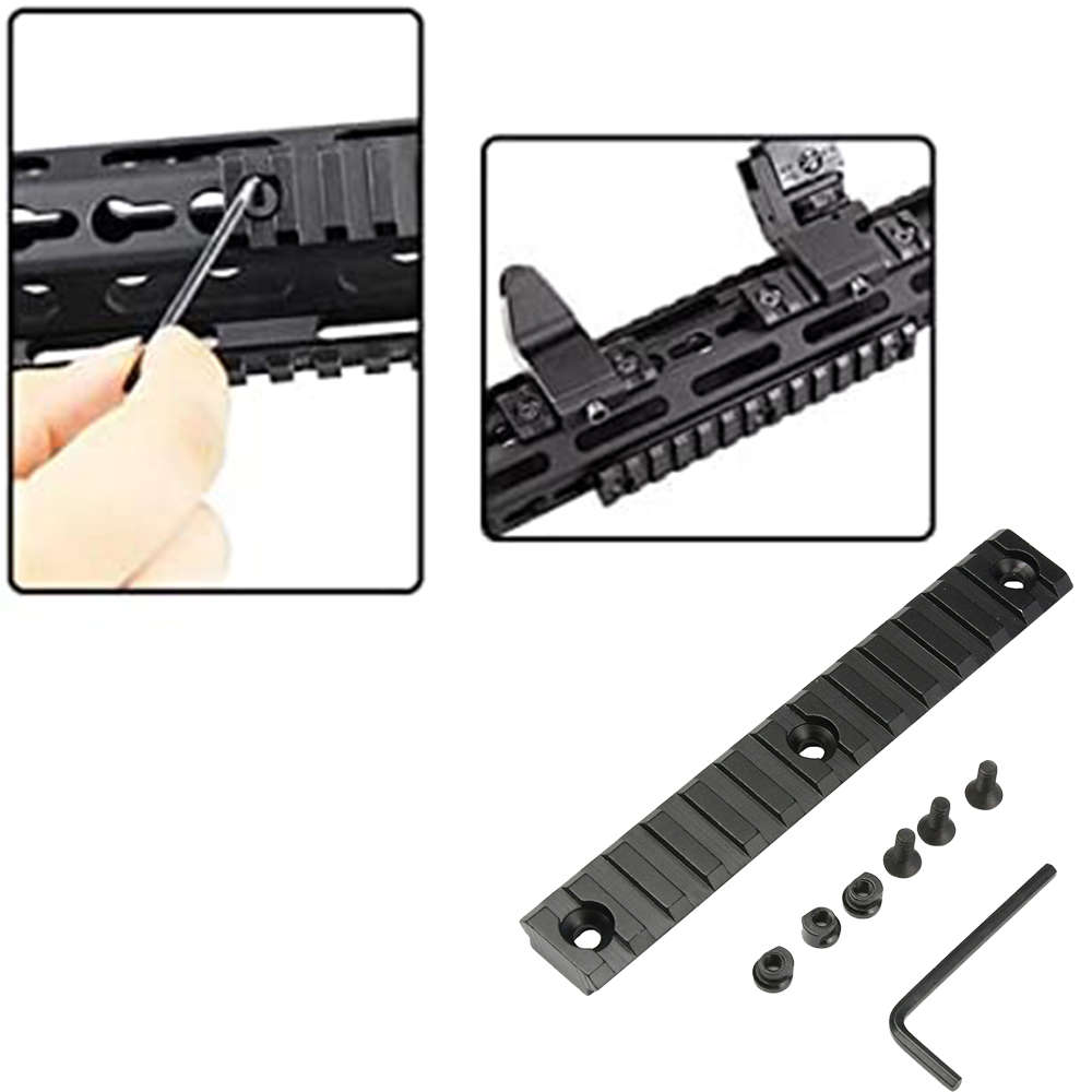 13 Slots Tactical Aluminum Keymod Scope Rail Mount For Hunting