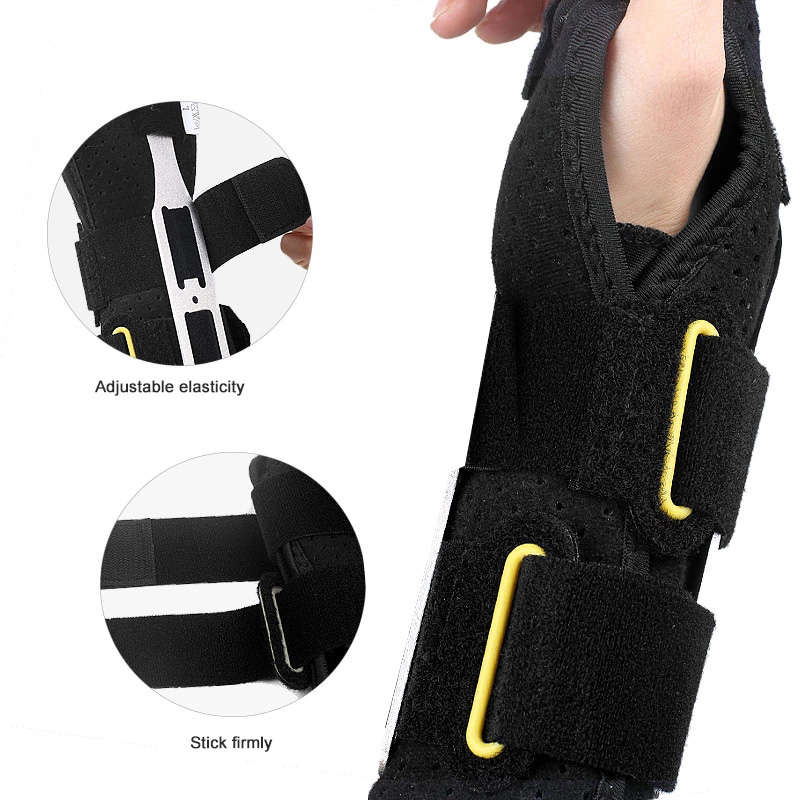 Adjustable Wrist Brace Support for Carpal Injuries (Size:L) - Right Hand