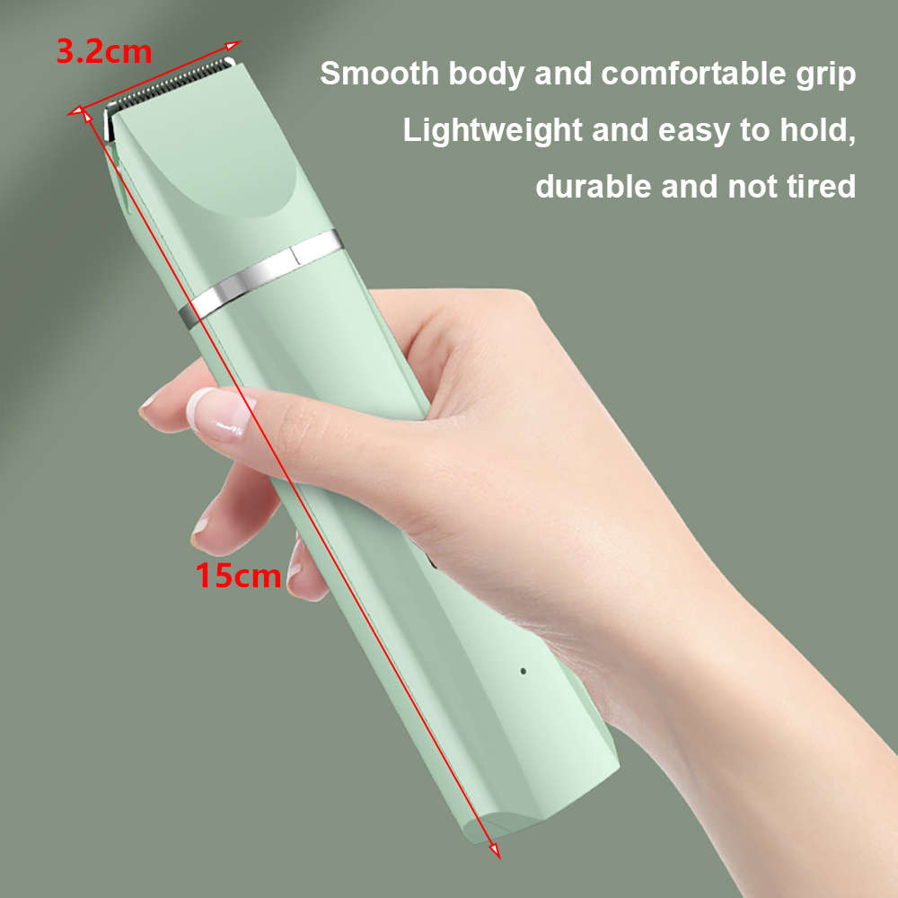 Professional 4 In 1 Electric Pet Hair Clippers Trimmer for Grooming - Green