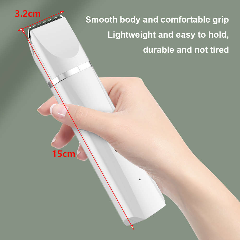 Professional 4 In 1 Electric Pet Hair Clippers Trimmer for Grooming - White