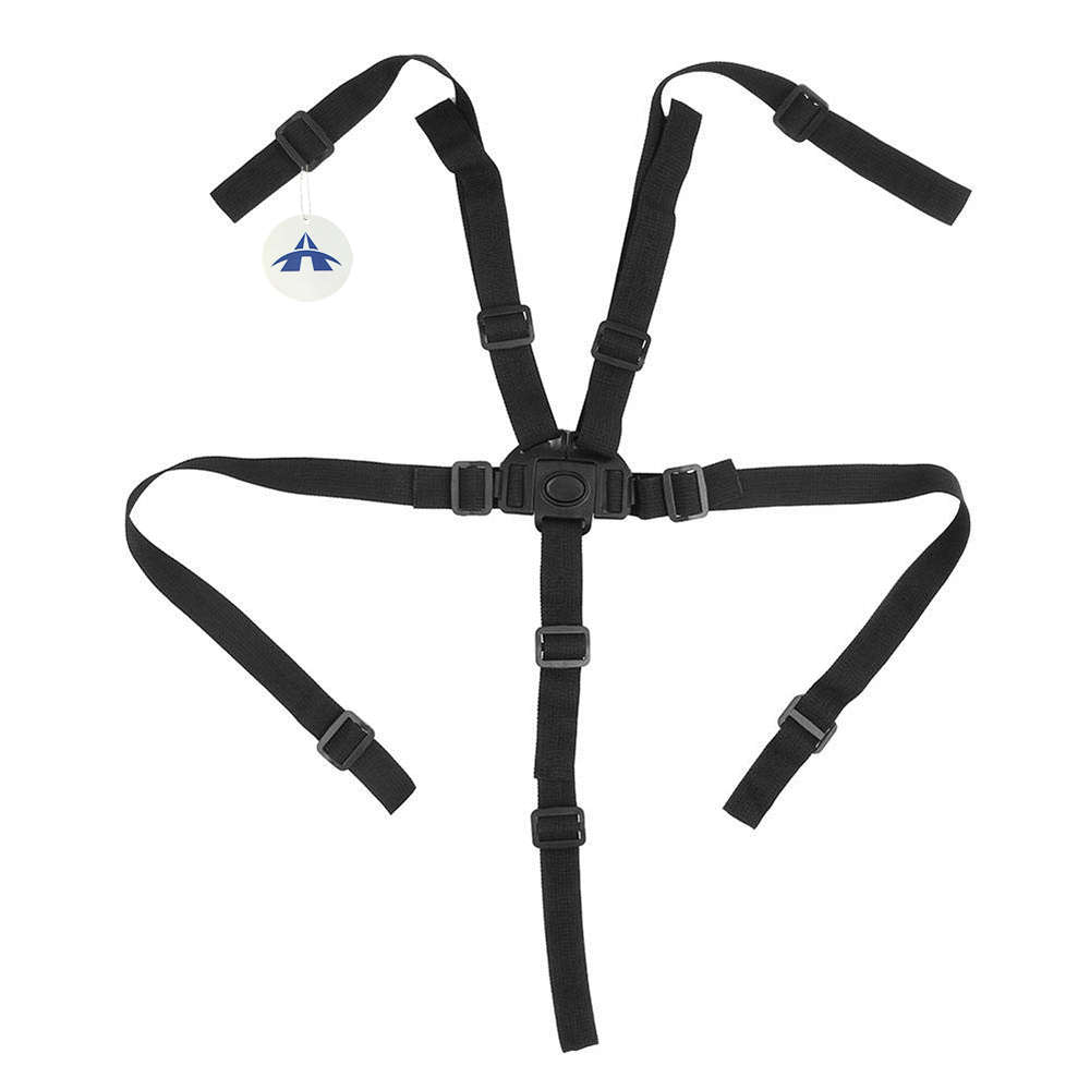 Universal Adjustable Baby 5 Point Harness Belt High Chair Safety Belt