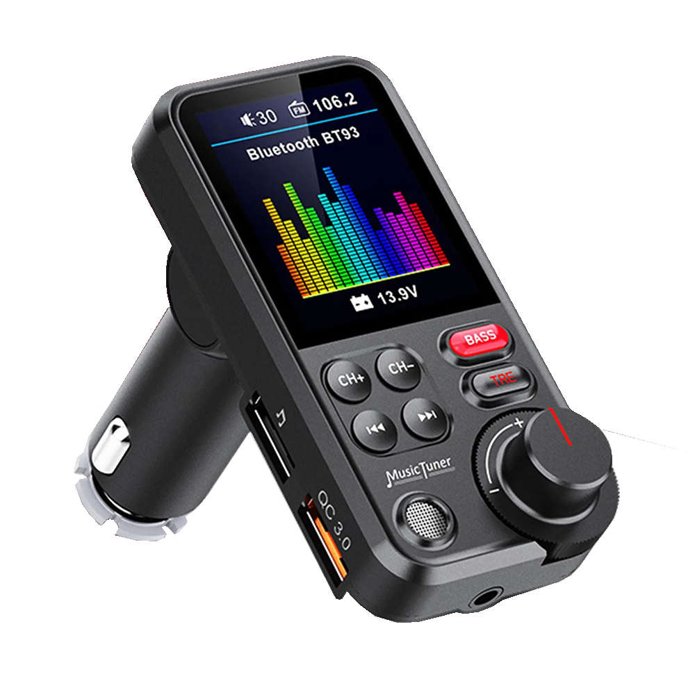 Car Bluetooth 5.0 FM Transmitter MP3 Music Player Hands-free Call Auto Kit