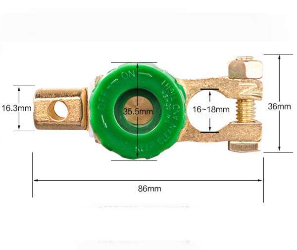 Car Motorcycle Battery Terminal Link Quick Cut-off Switch