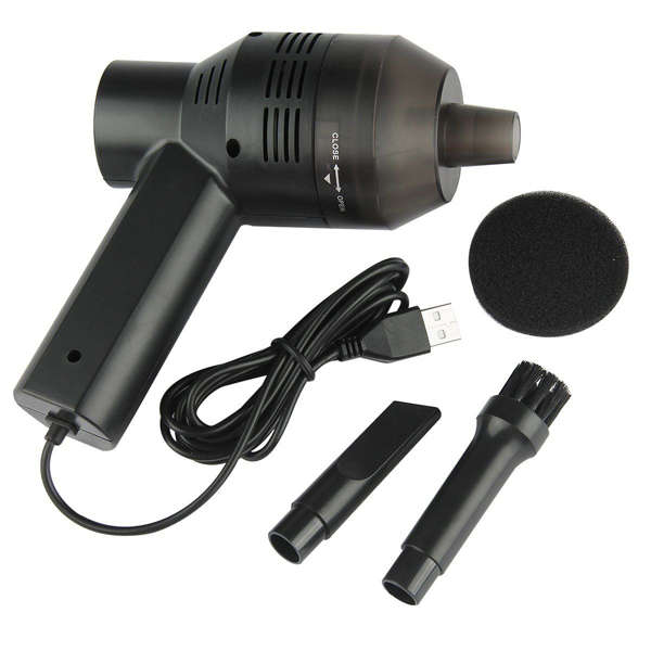 Portable Handheld USB Keyboard Vacuum Dust Cleaner for Laptop Desktop PC