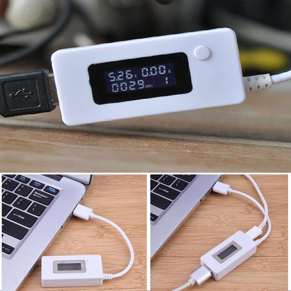 LCD Micro USB Charger Voltage Current Meter Tester