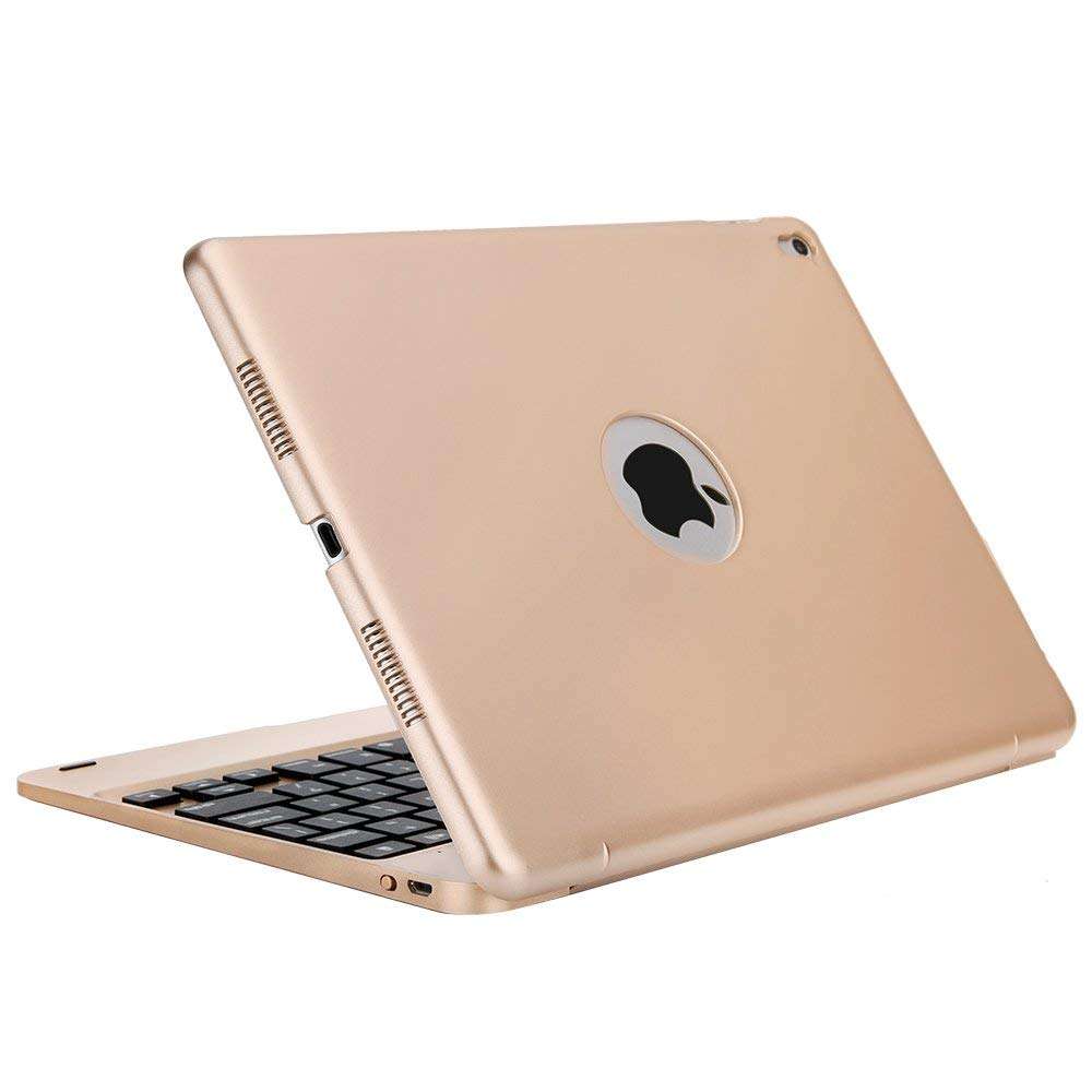 Wireless Bluetooth Keyboard Case for ipad air 2 Pro 9.7-Gold