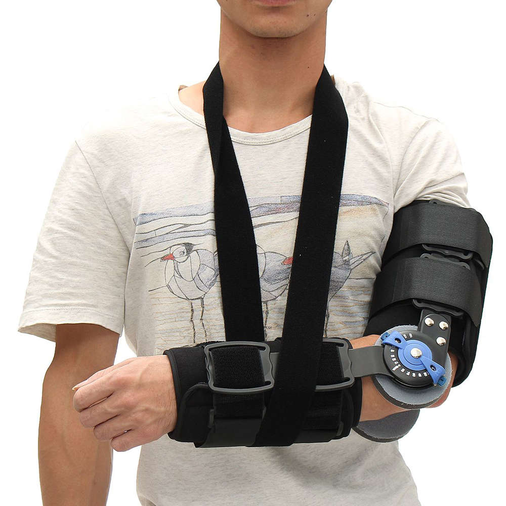 Professional Elbow Arm Sling Brace Support With Shoulder Strap
