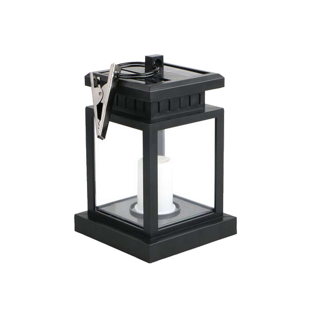 Garden Solar Powered LED Candle Table Lantern Hanging Light