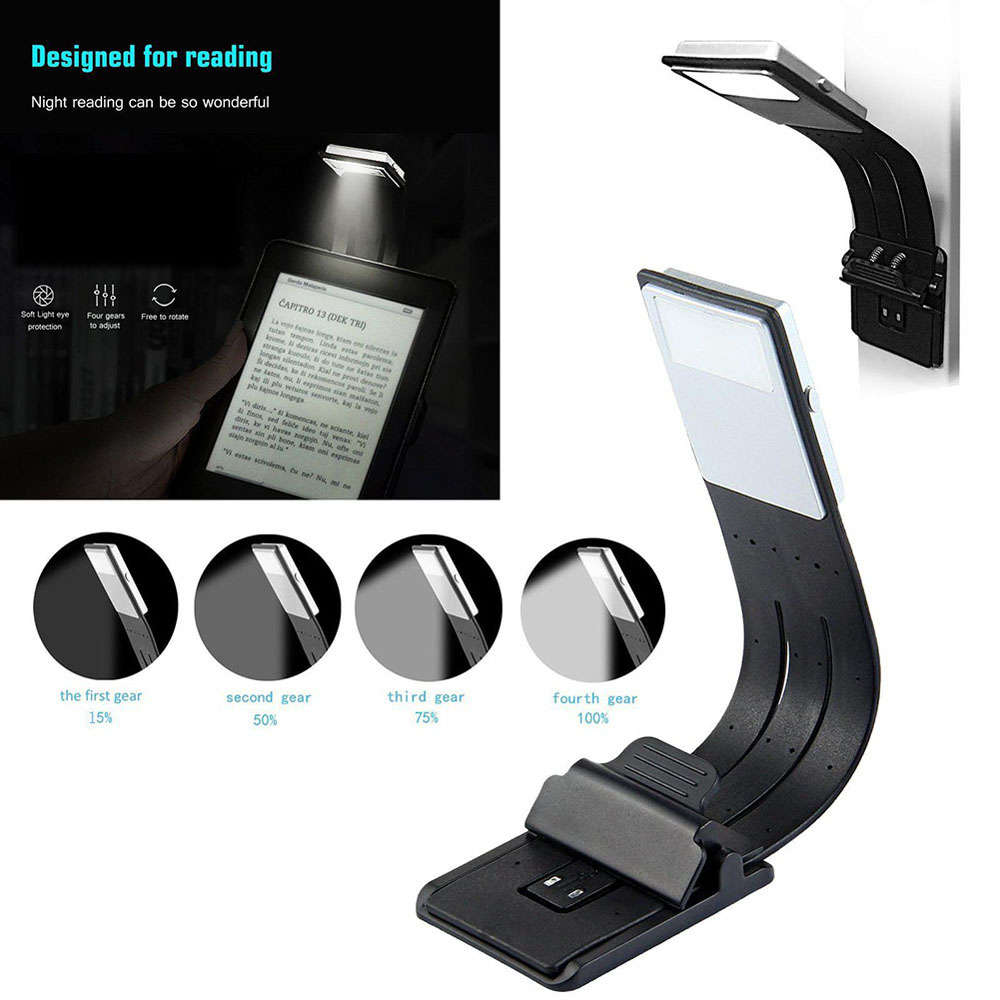 USB Rechargeable LED Reading Book Light For Kindle