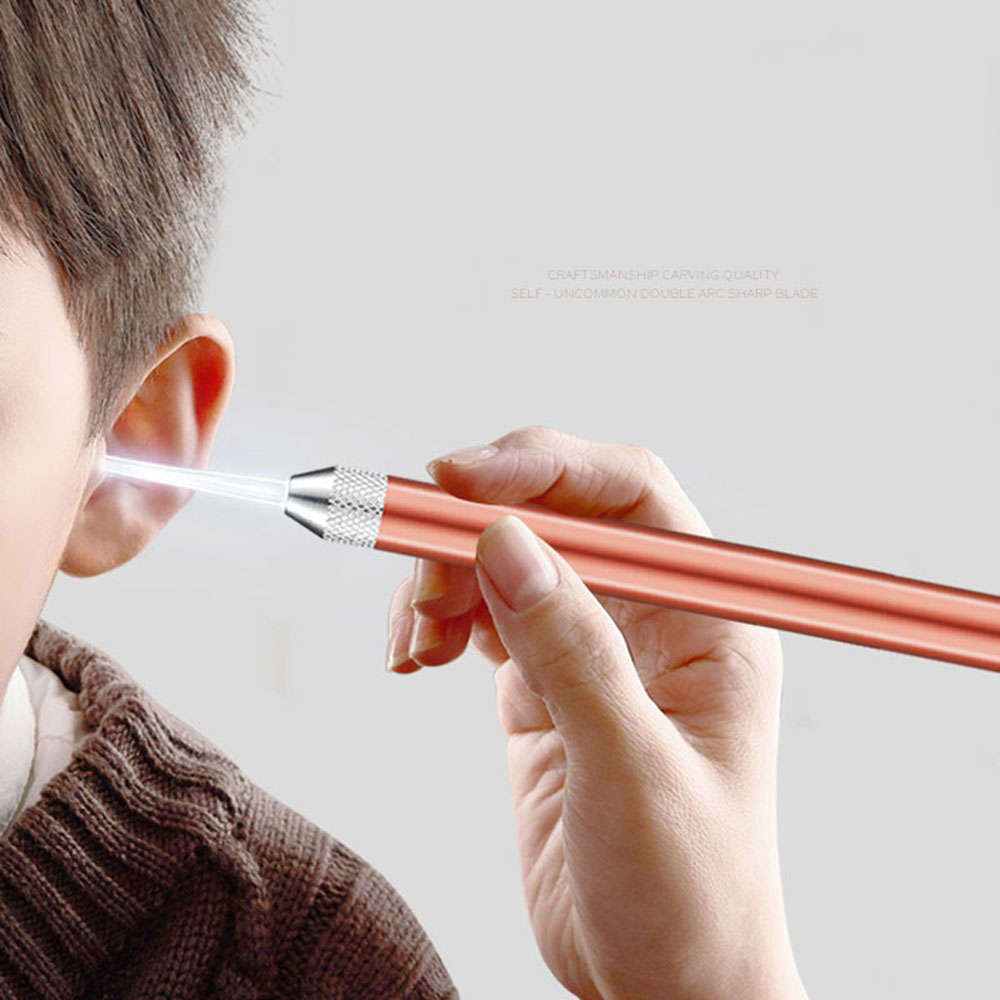 LED Light Earpick Cleaner Set Ear Care Tool