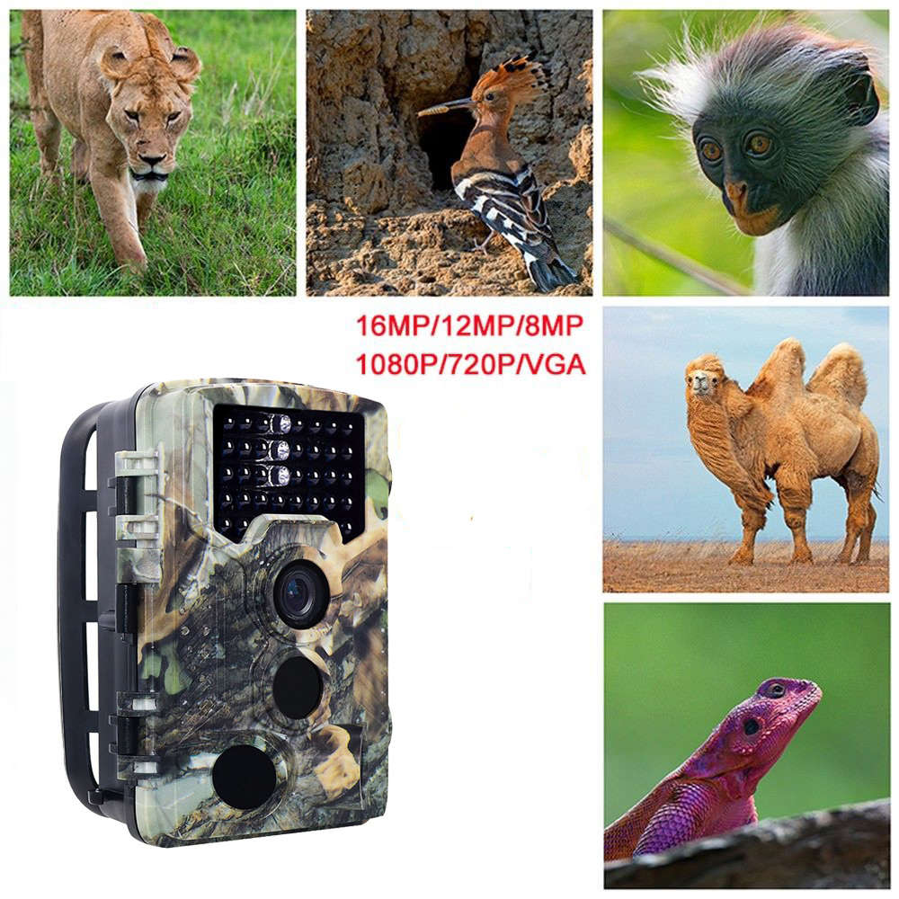16MP HD 1080P Wildlife IR Trail Night Vision Hunting Camera-Camouflage