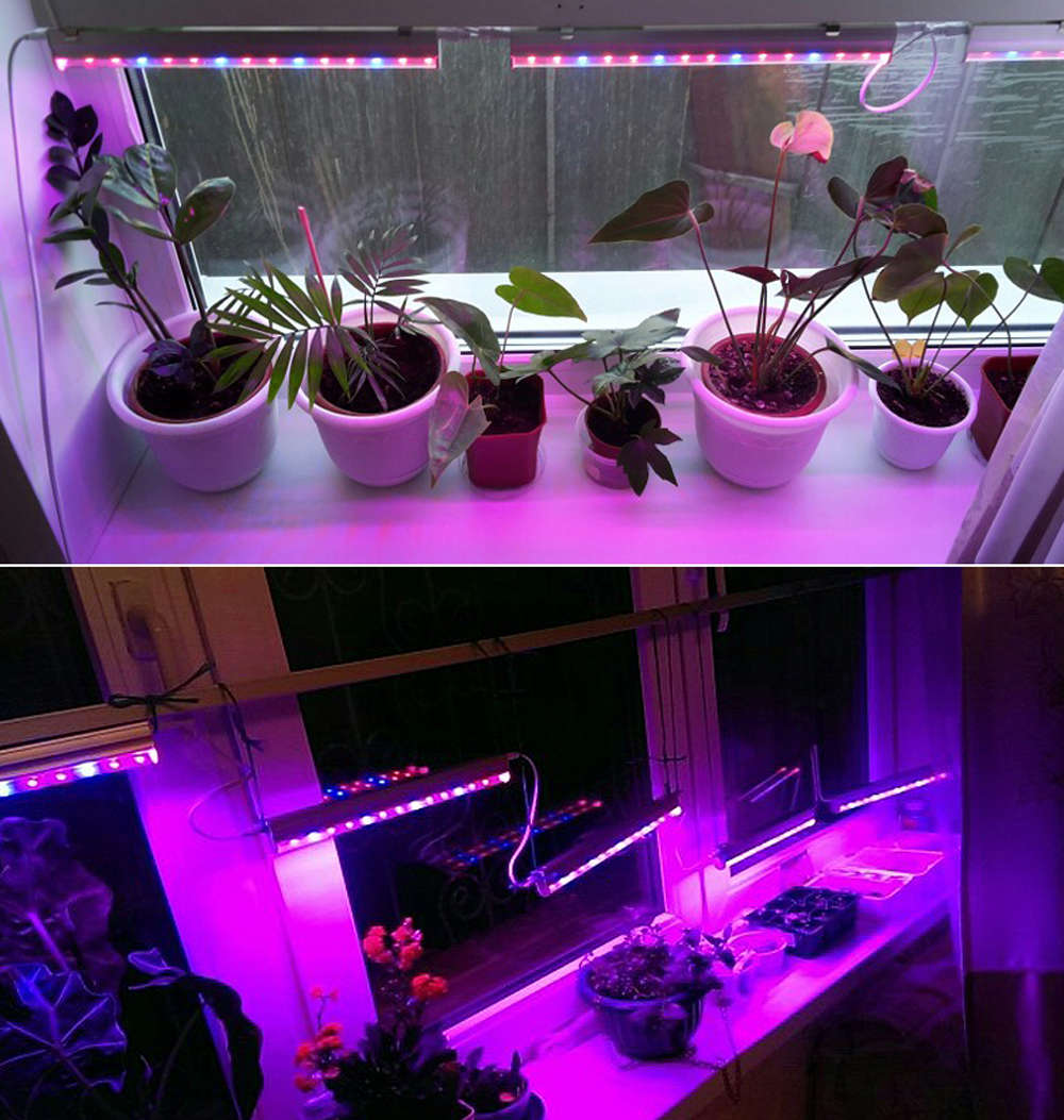5 Piece Led Grow Lights Full Spectrum Led Lamp for Plants Flower Growth