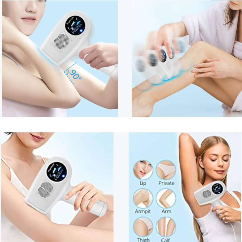 Cold compress facial & body permanent laser hair removal for women and men