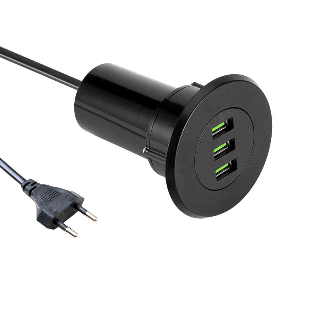 3.1A Desktop 3 Ports Splitter USB HUB Adapter