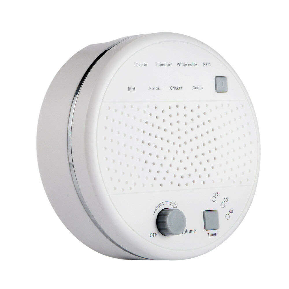 8 Soothing Sounds Therapy USB Voice Record Sleep White Noise Machine