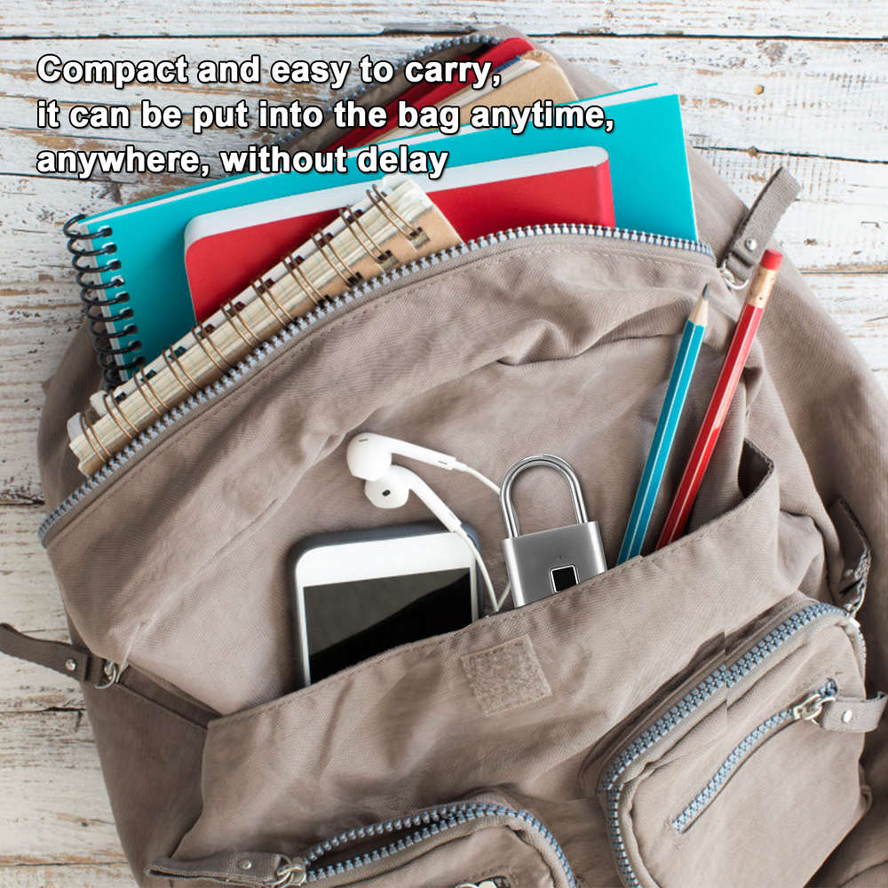 USB Rechargeable Smart Keyless Fingerprint Electric Lock