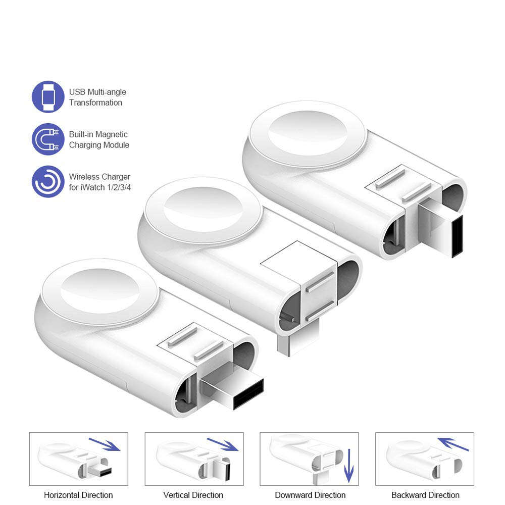 Portable USB Wireless Magnetic Charger For Apple Watch