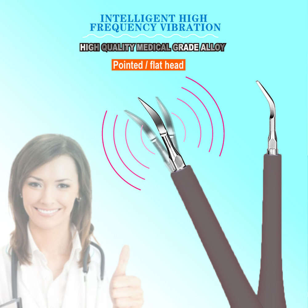 Household Electric Tooth Cleaner Calculus Remover Dental Care Tool-Black