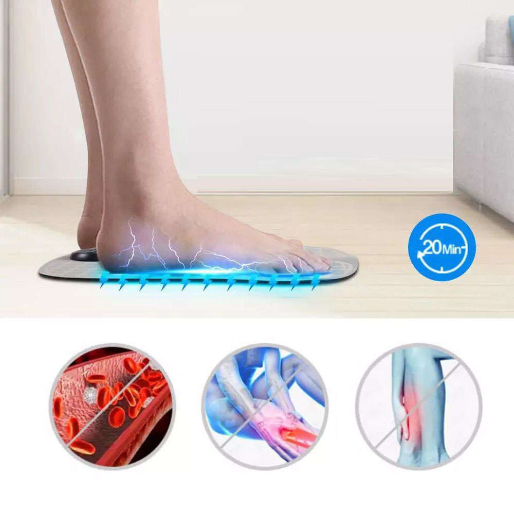 Rechargeable EMS Physiotherapy Wireless Muscle Stimulator Foot Massager