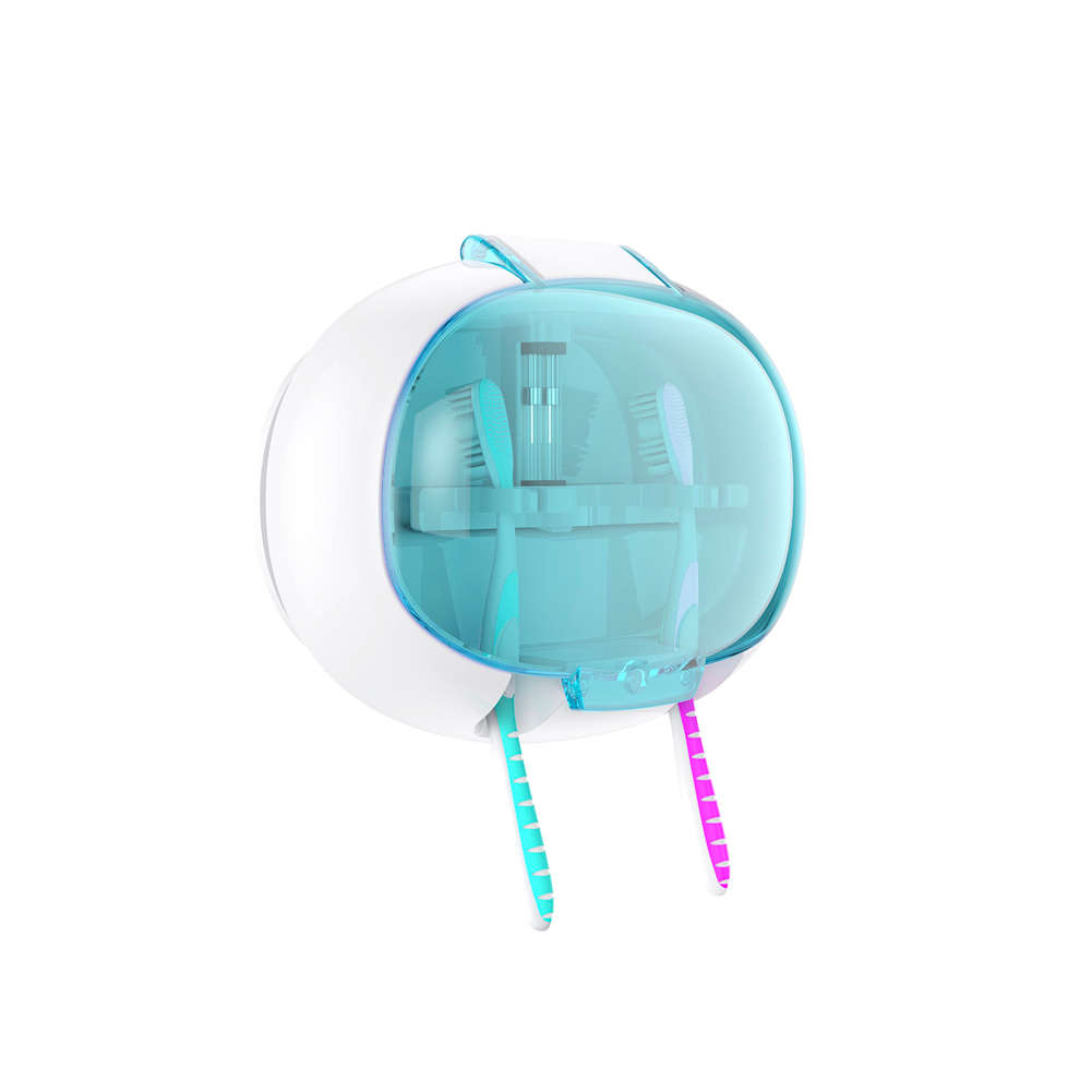 UV Toothbrush Sterilizer Wall-mounted Holder for Home Travel