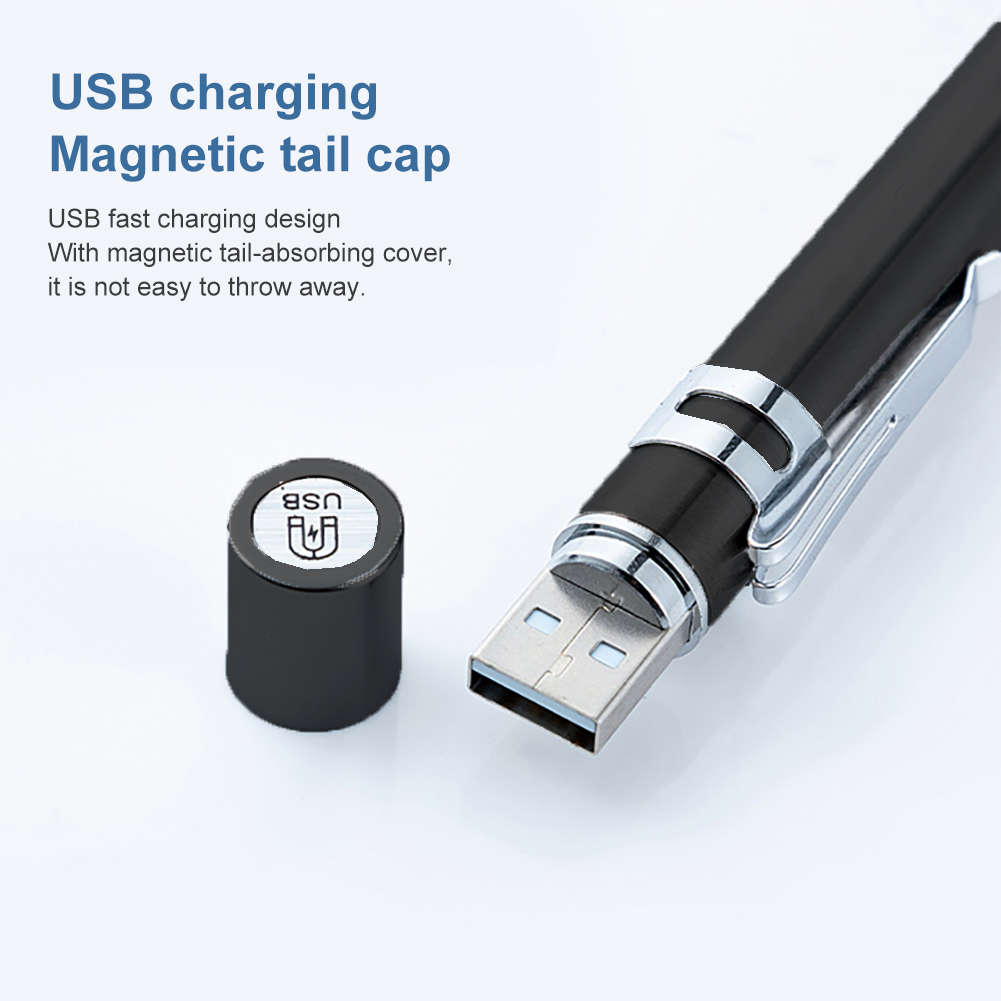 USB Rechargeable Handy Pen Light Flashlight