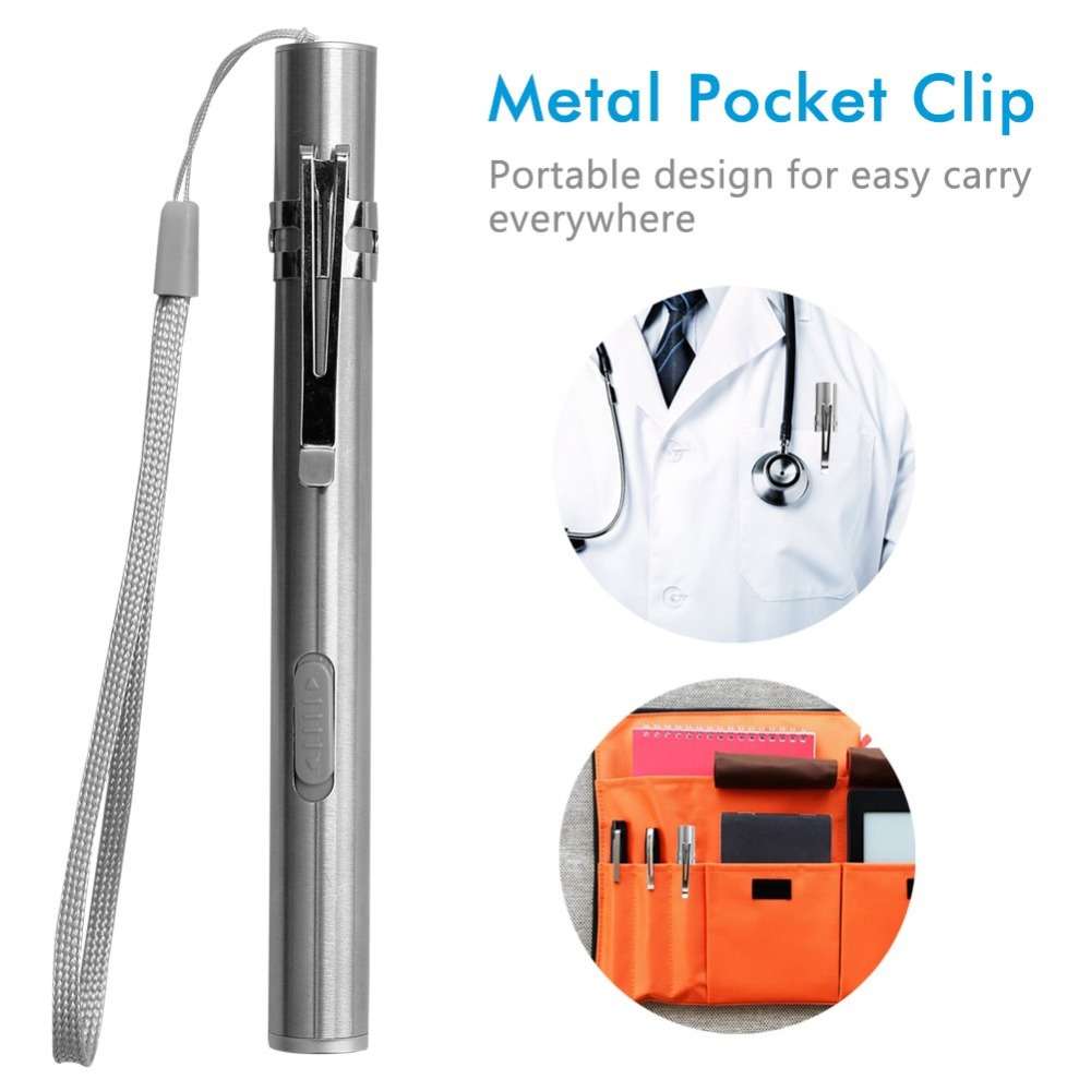 Handy USB Rechargeable Mini Nursing Flashlight LED Pen Light