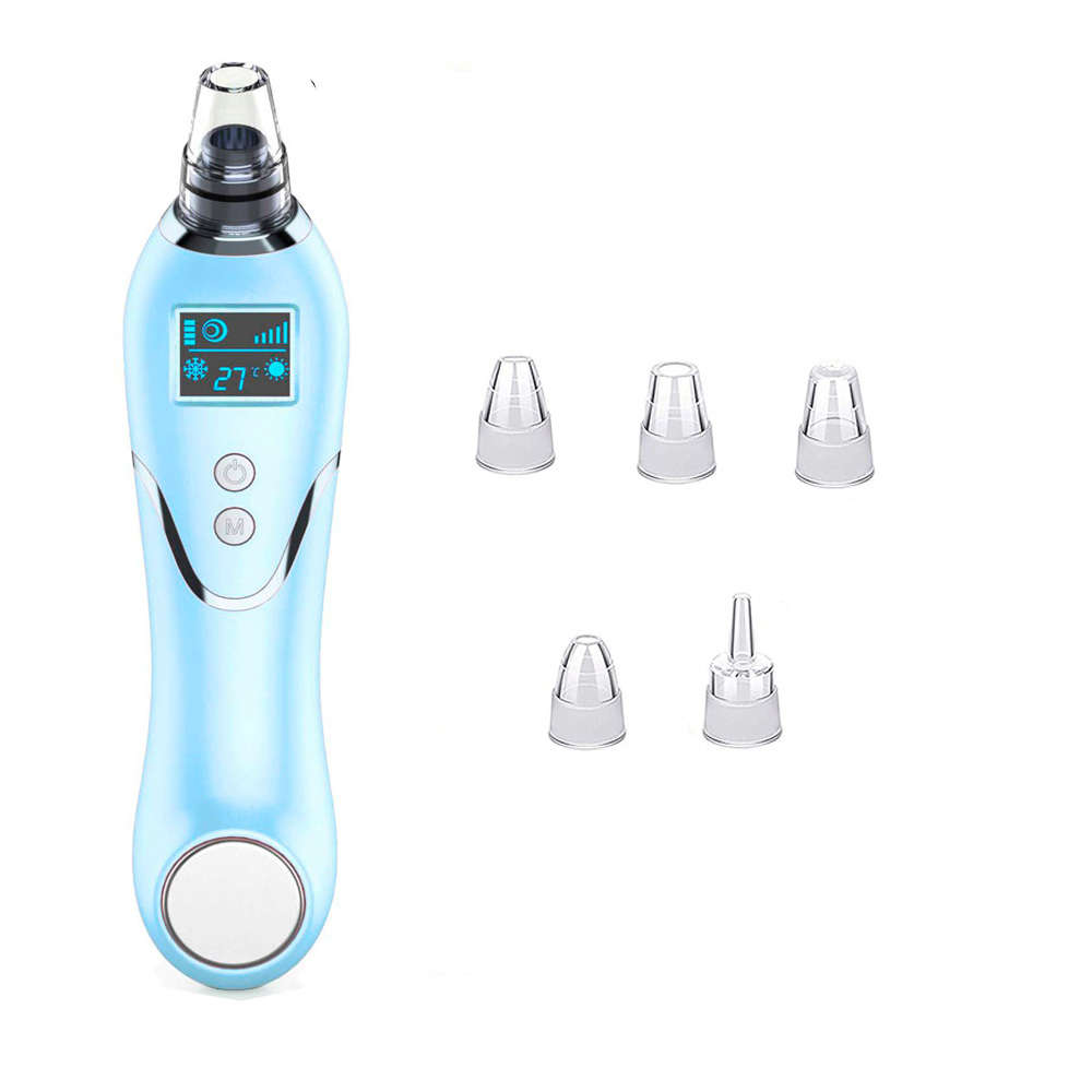 LED Display Blackhead Remover Vacuum Cleaner with Cold Hot Compress