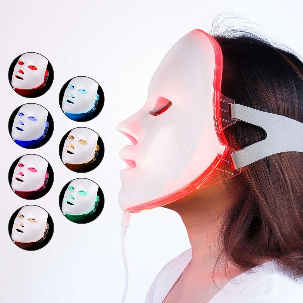 LED Skin Care Rejuvenation Facial Mask Therapy - 7 Colors