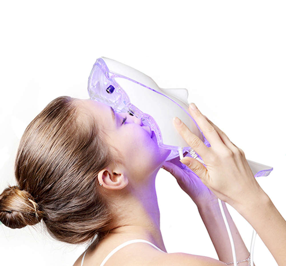 7 Color Electric Therapy LED Face Neck Mask For Healthy Skin Rejuvenation